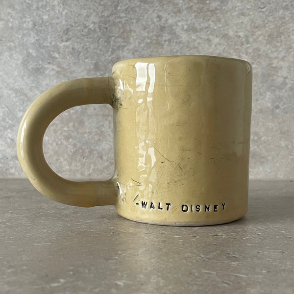 Ceramic mug with quote