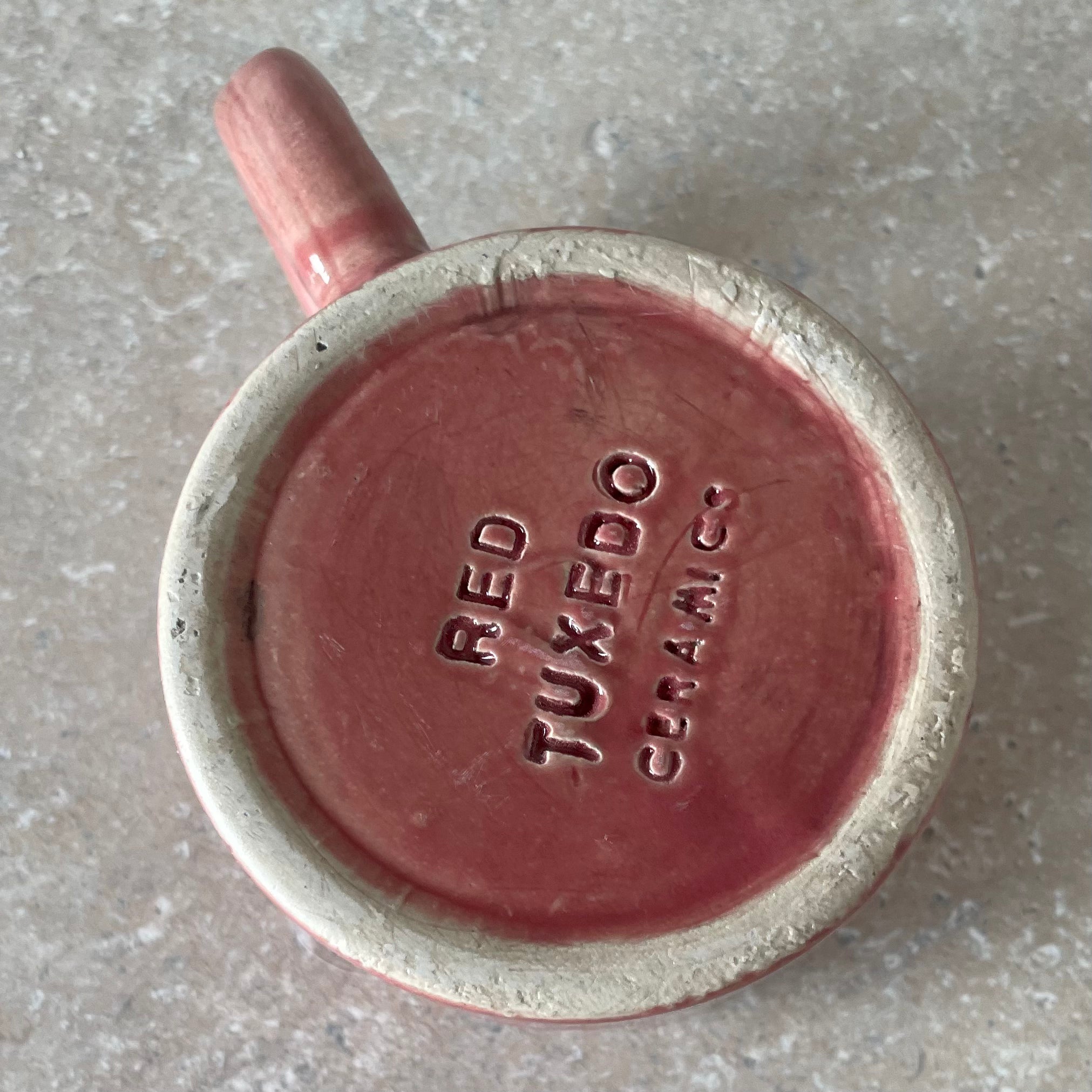 Stoneware mug with saying in incorrect Russian