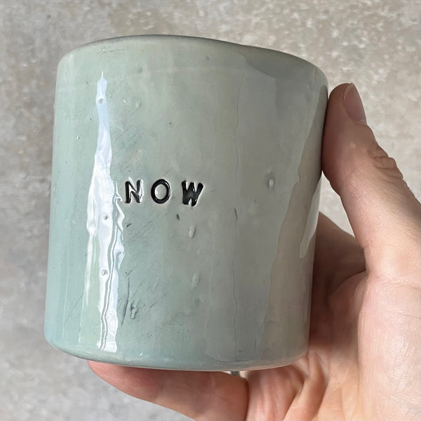 Blue mug without handle NOW