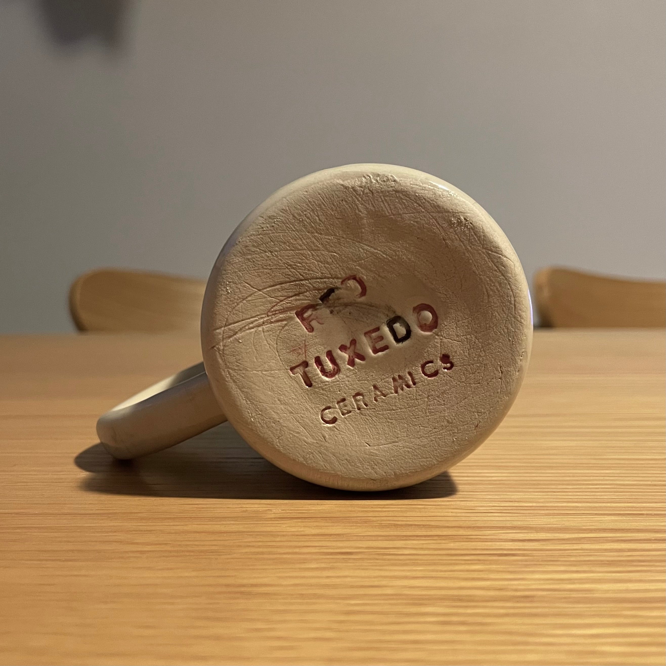 Ceramic mug with quote