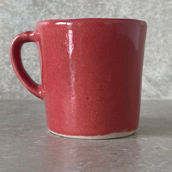 Bright red small coffee mug START