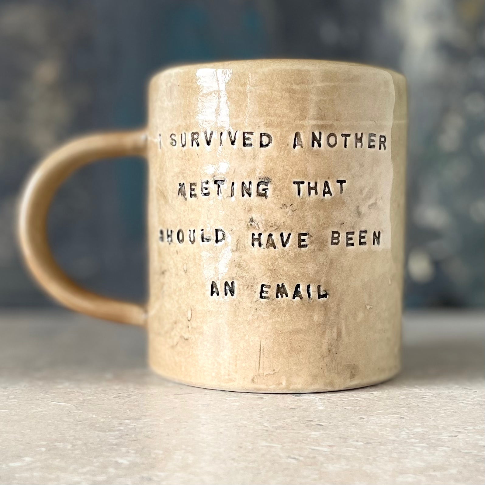 Big mug with funny saying | RedTuxedoCeramics