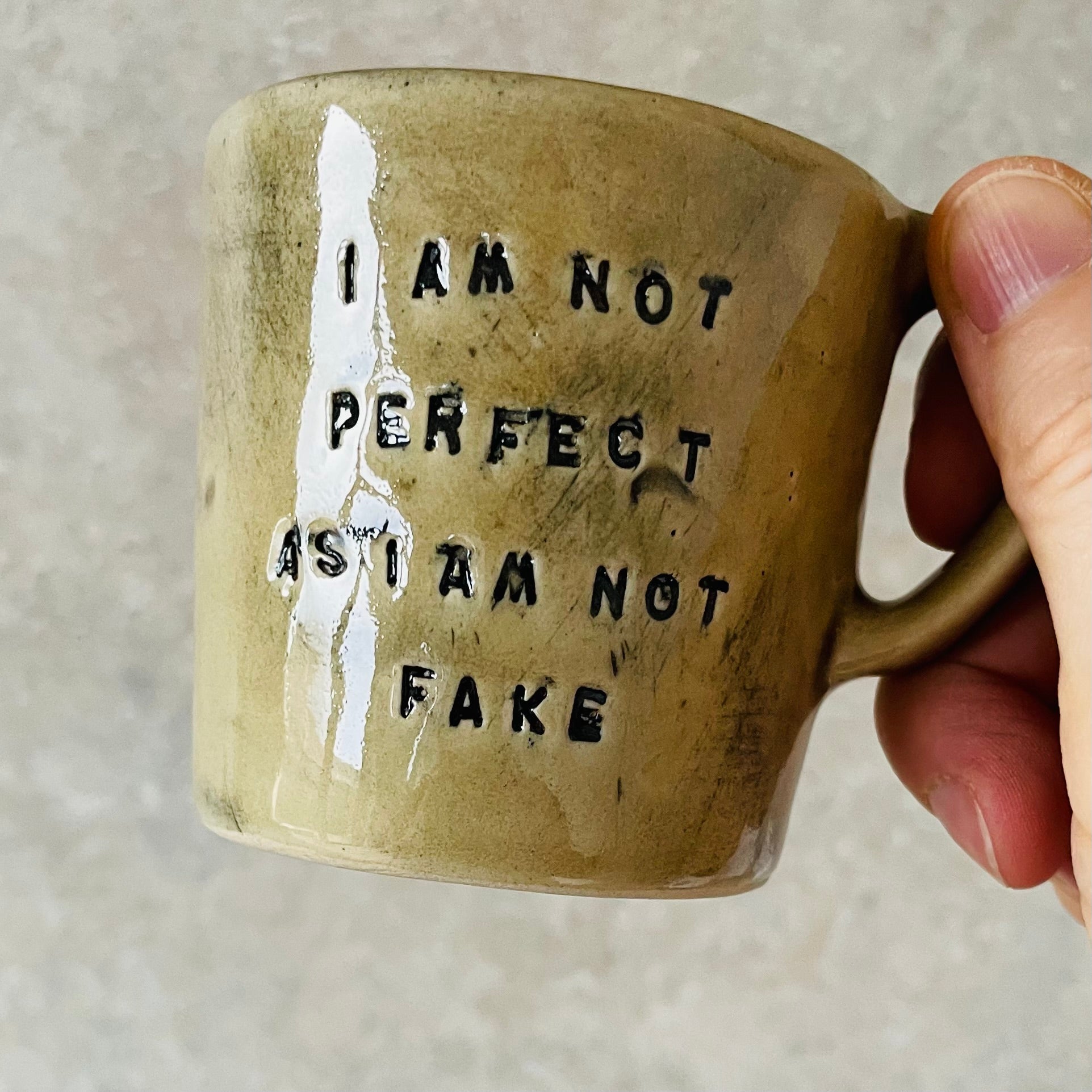 SMALL MUG WITH QUOTE