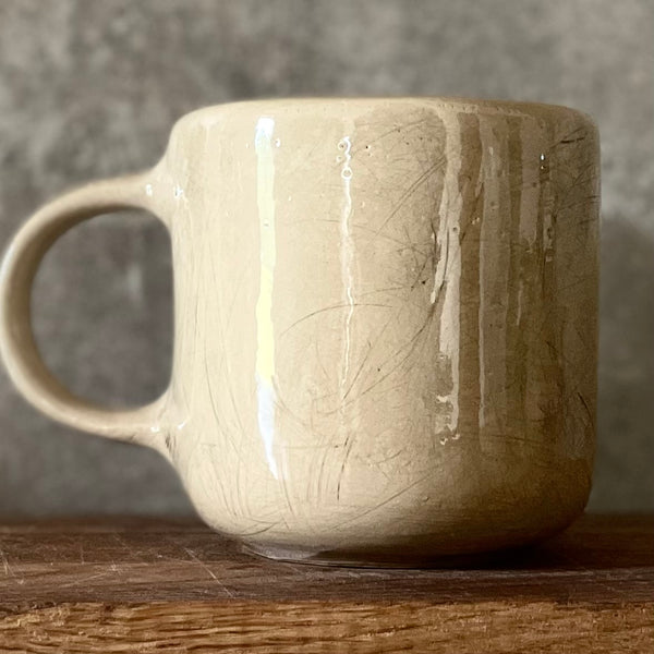 Big beige mug KELKIS BUČKIS