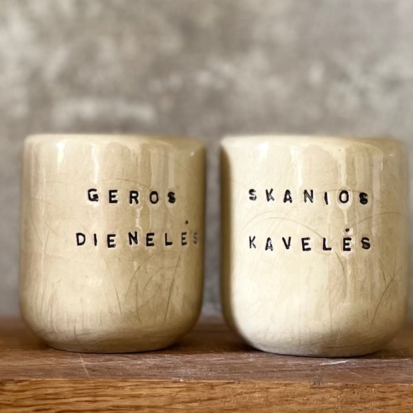 Small espresso mugs SKANIOS KAVELĖS