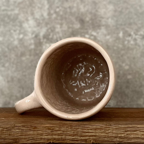 Rausvas puodelis ŠAMPANO