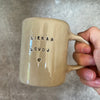 Sweet beige mugs for a couple