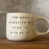 Mug with quote by Amelia Earhart