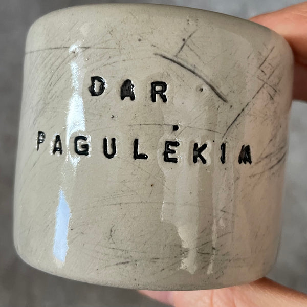 Du maži espresso puodeliai
