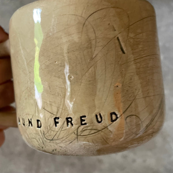 Mug with quote about cats