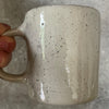 Ceramic mug about time and life