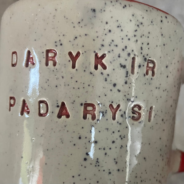 Colored mug DARYK IR PADARYSI