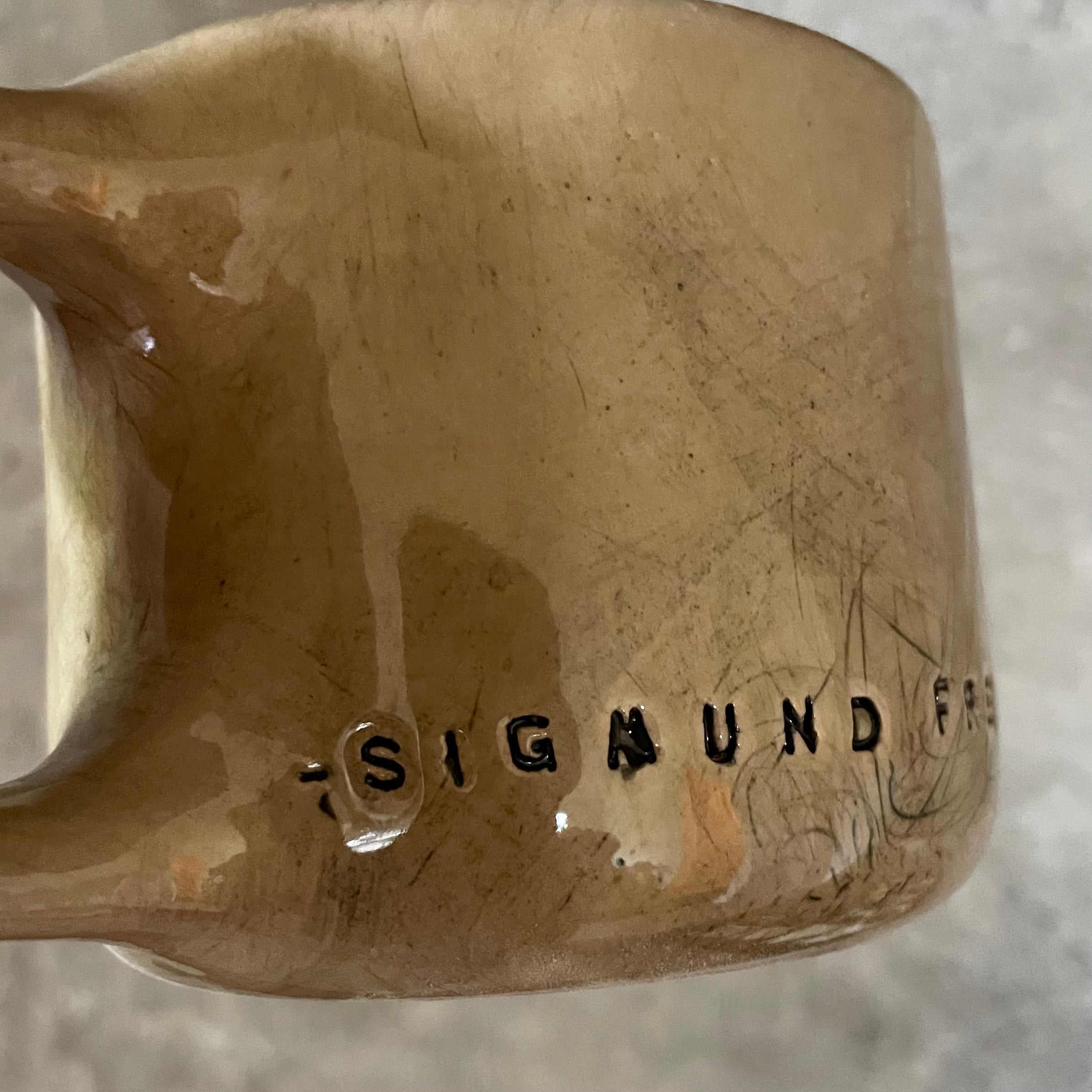 Mug with quote about cats