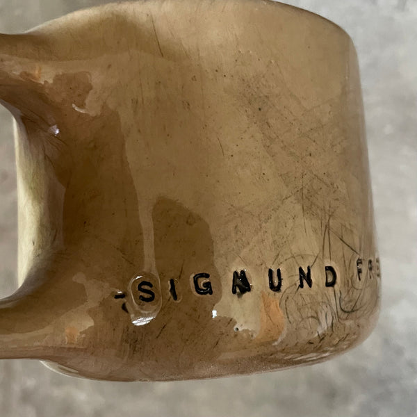 Mug with quote about cats
