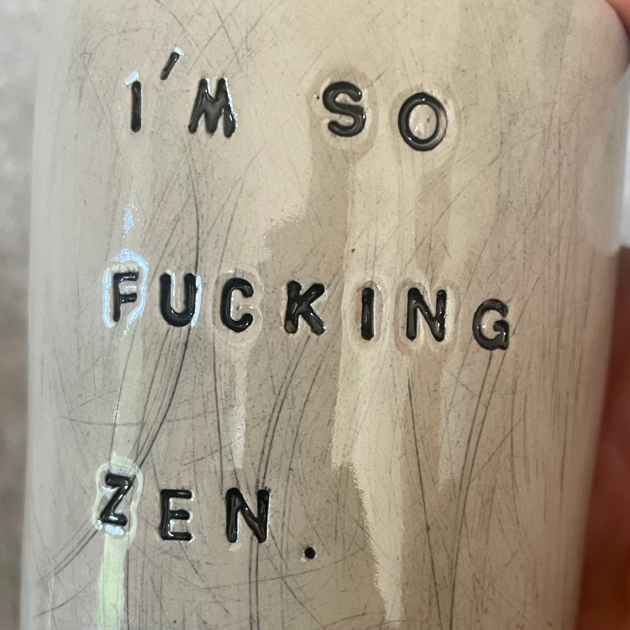 Baltas puodelis ZEN