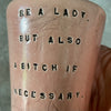 Pink coffee mug for a lady bitch