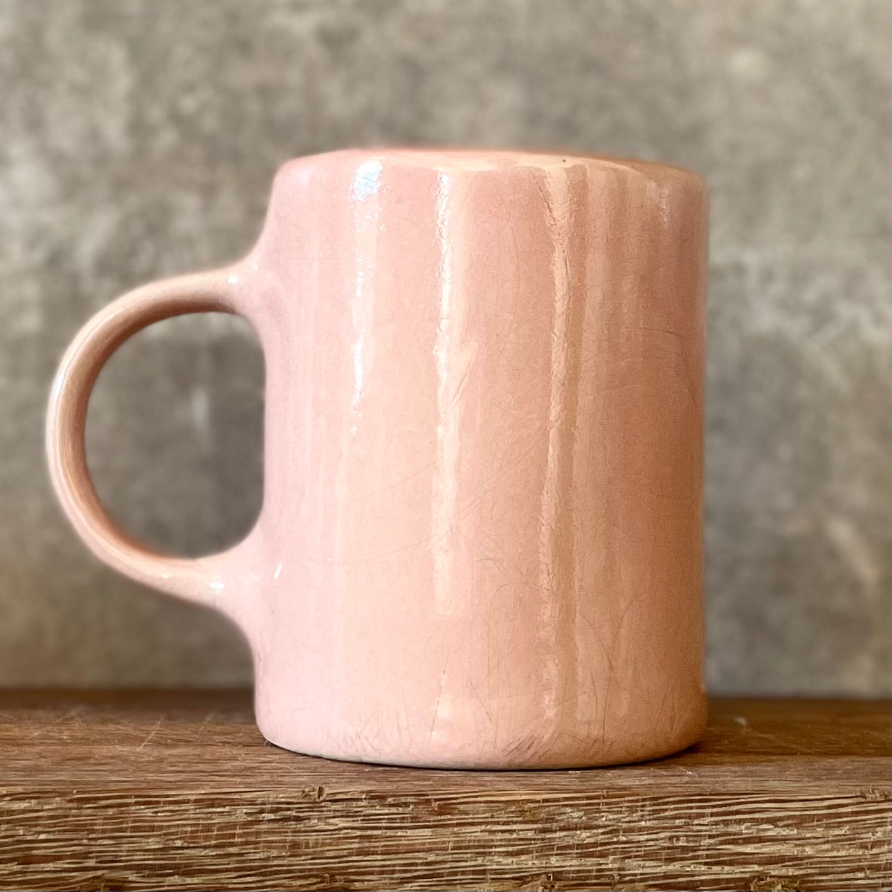 Ping mug with phrase about coffee