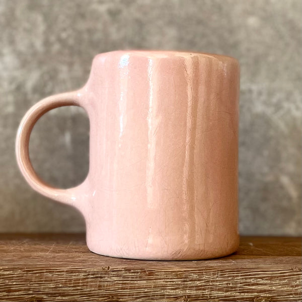 Ping mug with phrase about coffee