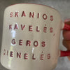 Colored mug SKANIOS KAVELĖS