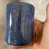 Deep blue mug with magic saying