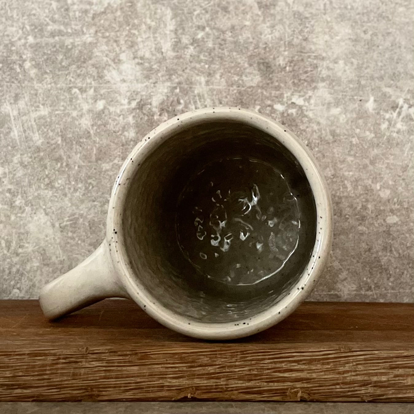 Cool ceramic mug with text GET SHIT DONE