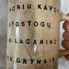 Large mug with funny saying in Lithuanian