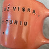 Puodelis su dėkingumo žodžiais