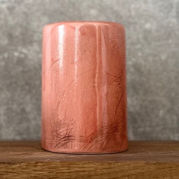 Red mug with inspirational saying