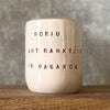 Pink mug NORIU ANT RANKYČIŲ