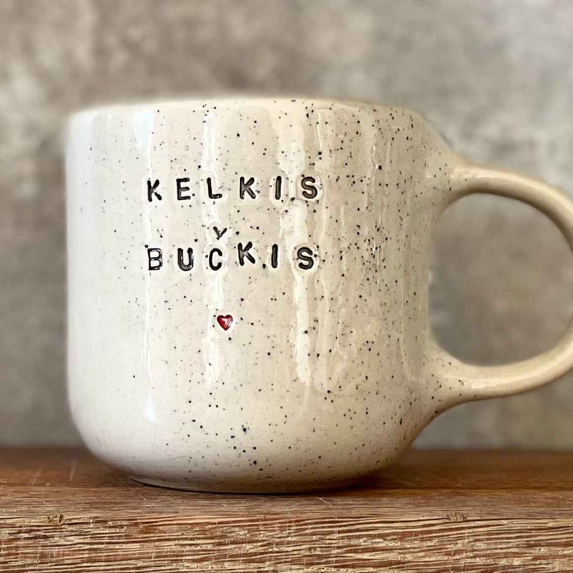 Didelis sunkus puodelis KELKIS, BUČKIS