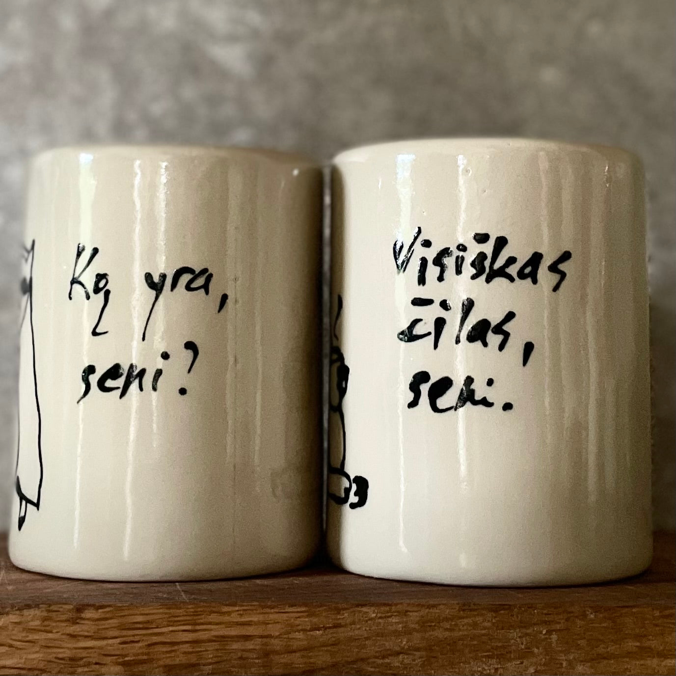 Limited edition puodeliai su linksmais katinais