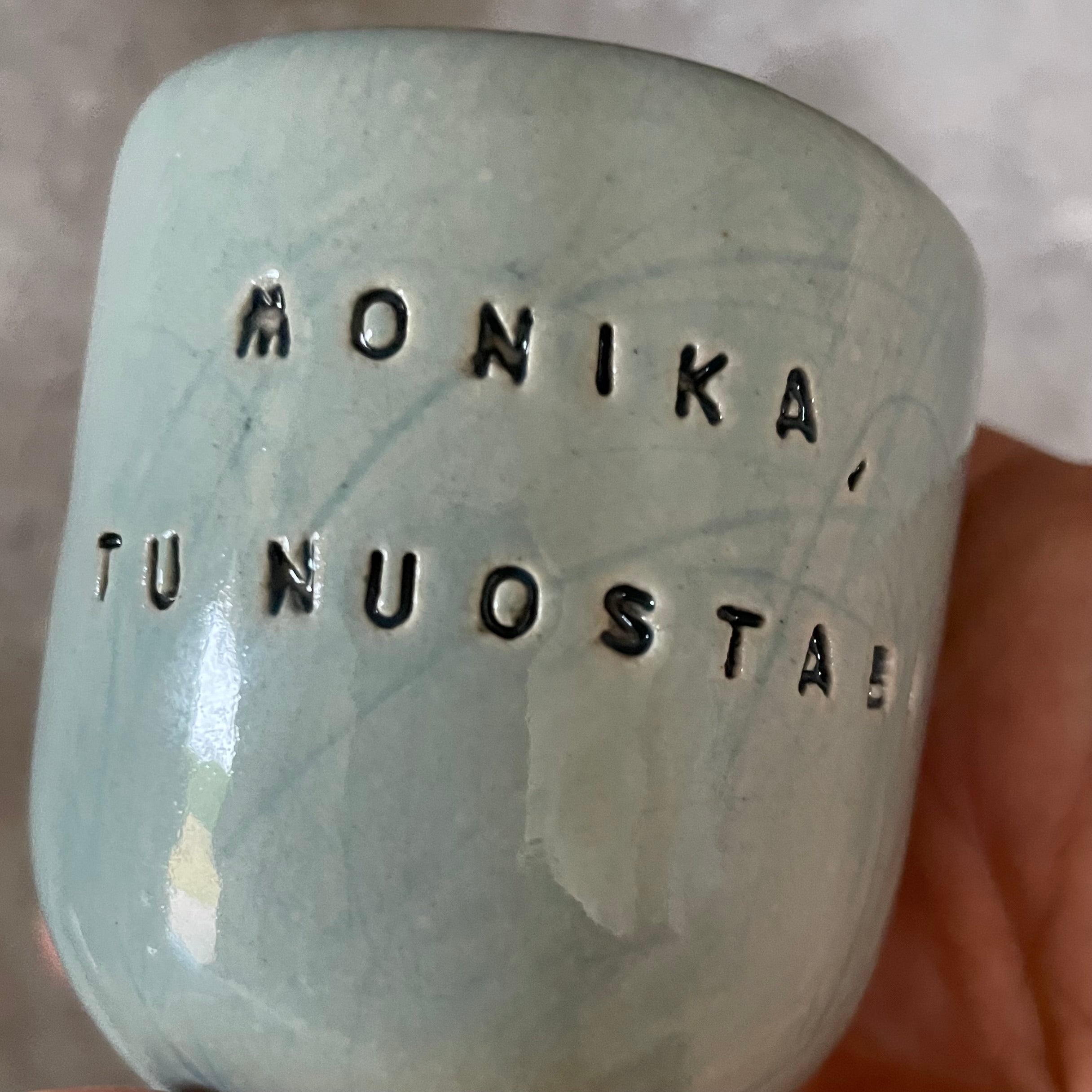 Mažytis puodelis Monikai