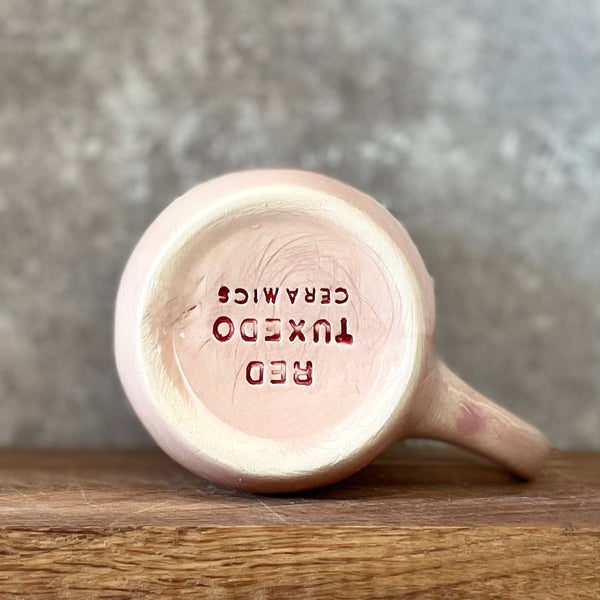 Pink mug with sweet saying