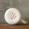 Ceramic coffee mug with quote by Kafka