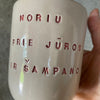 Rausvas puodelis NORIU ŠAMPANO