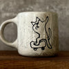 Ceramic mug OFFLINE with cat