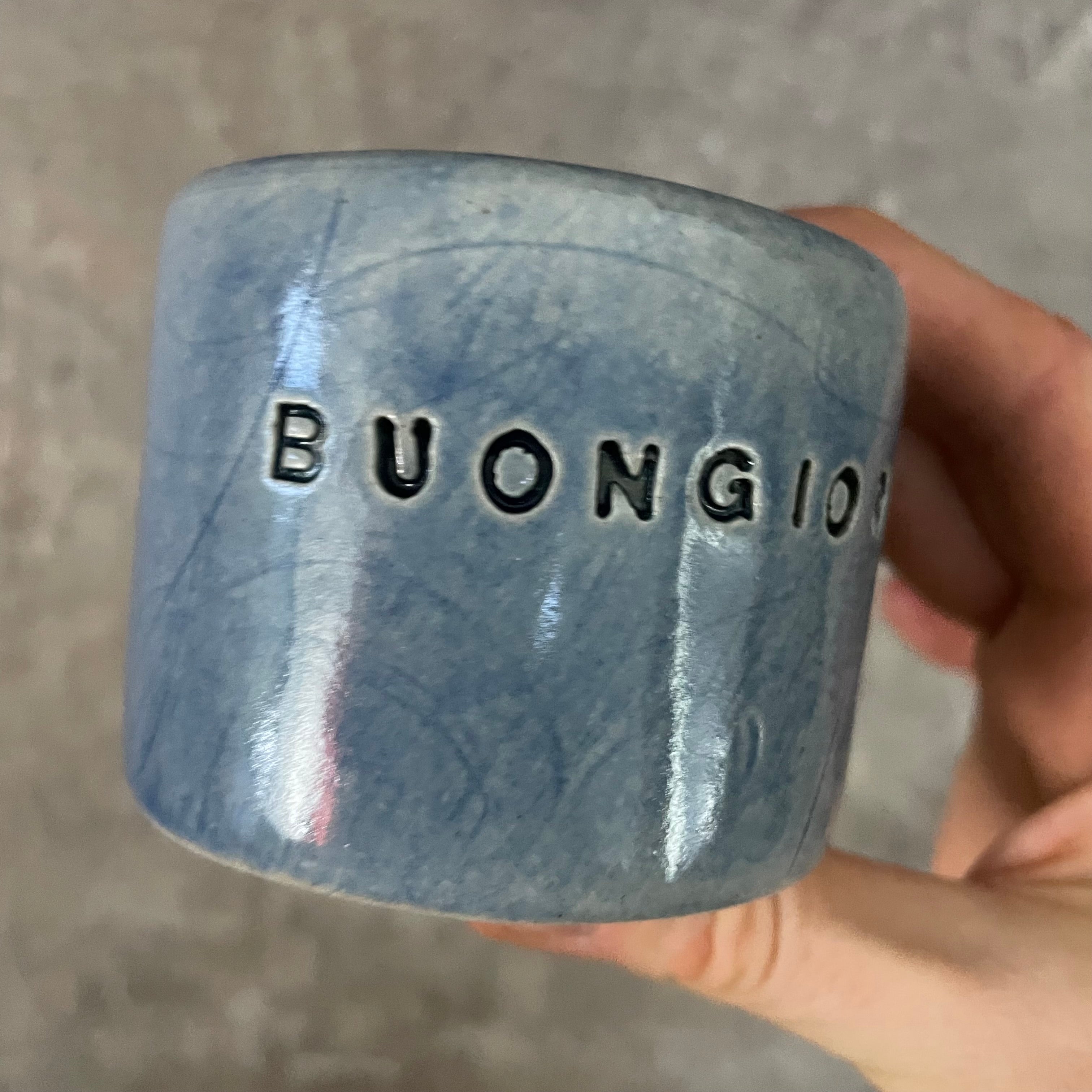 Small tumbler mug BUONGIORNO