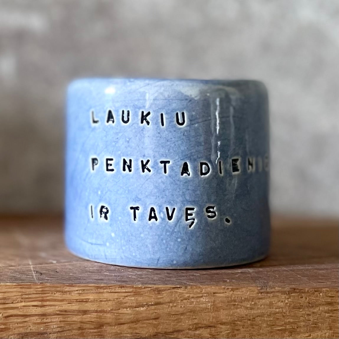 Blue espresso mug LAUKIU