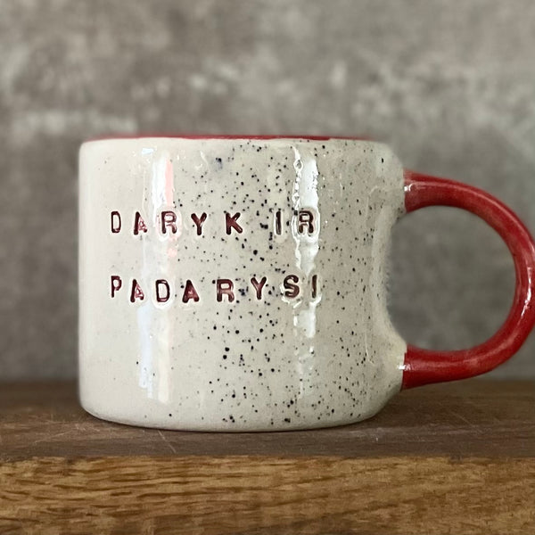 Colored mug DARYK IR PADARYSI