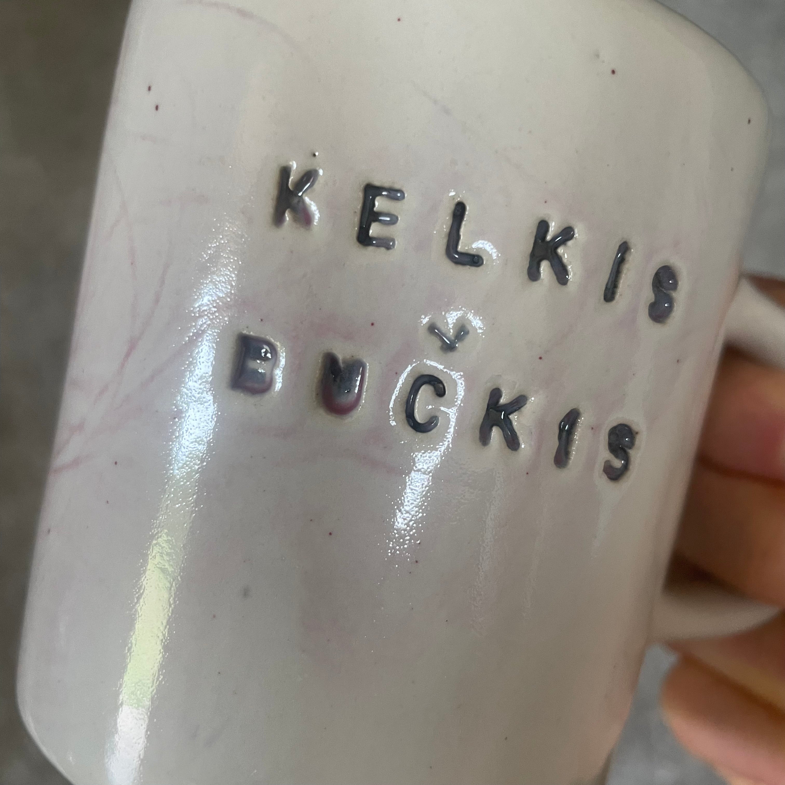 Puodelių rinkinys KELKIS BUČKIS