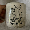 Ceramic mug OFFLINE with cat