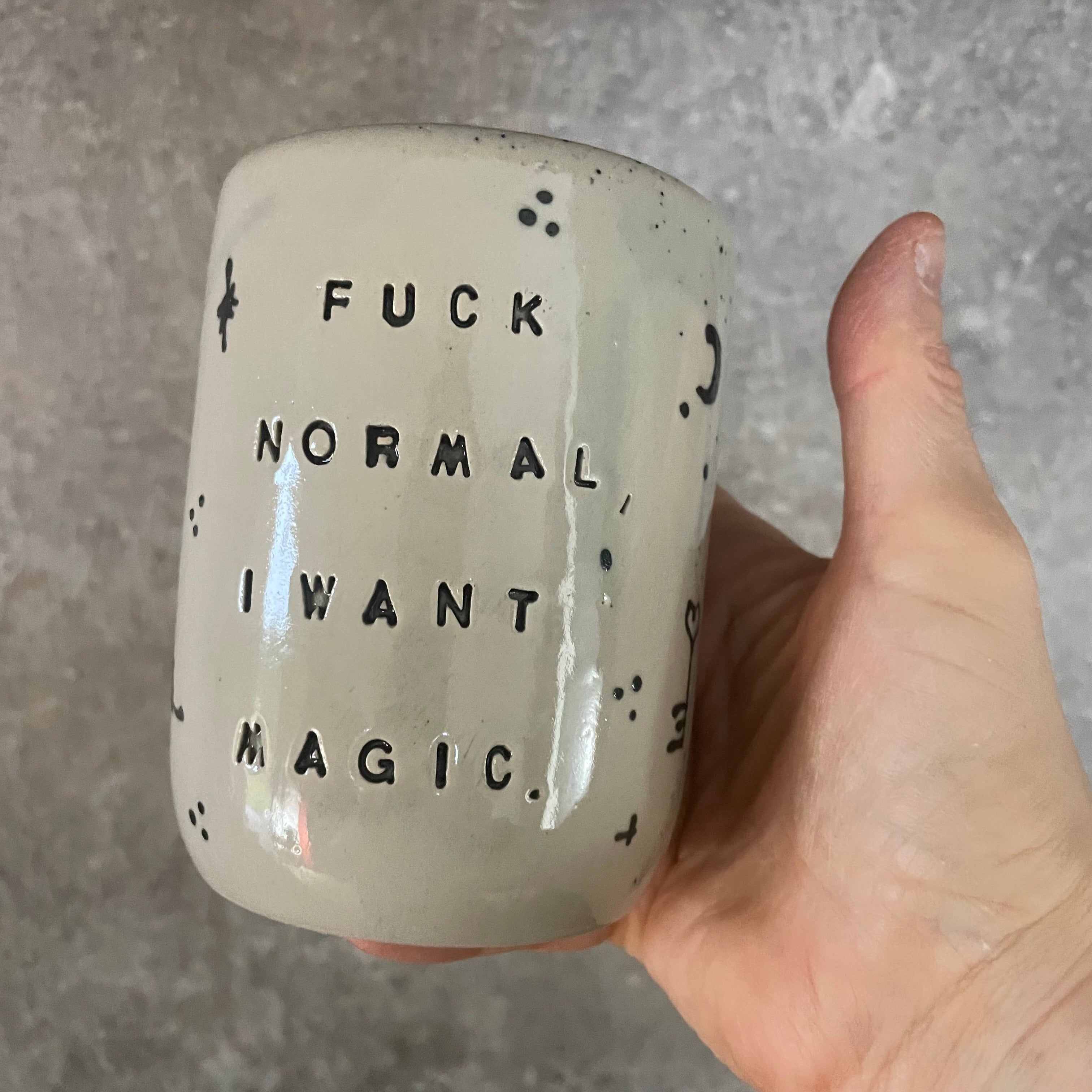 A pair of magic mugs