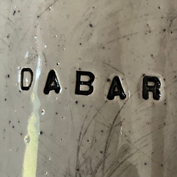 Speckled mugs DABAR and CIA