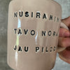 Rožinis puodelis NORAI PILDOSI