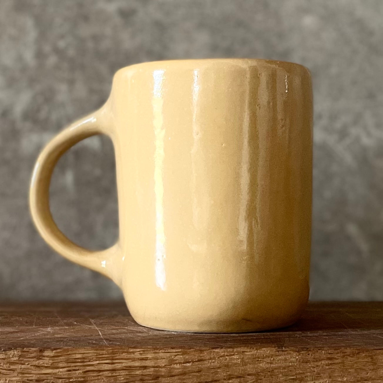 Ceramic coffee mug with funny saying