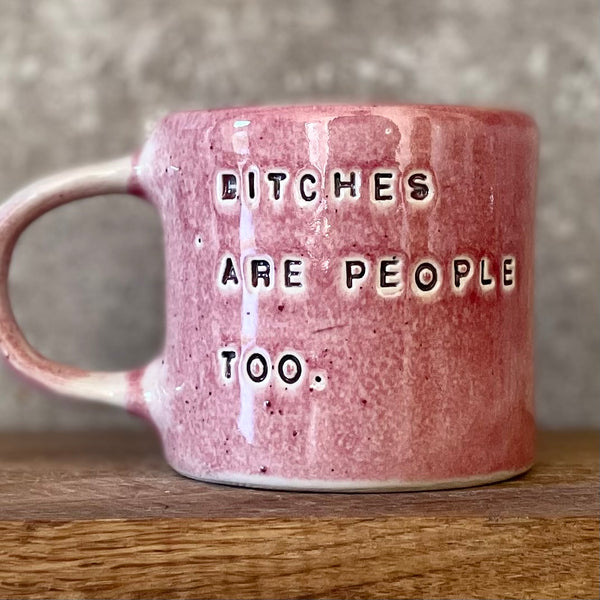 Sweet mug with strong discoloration