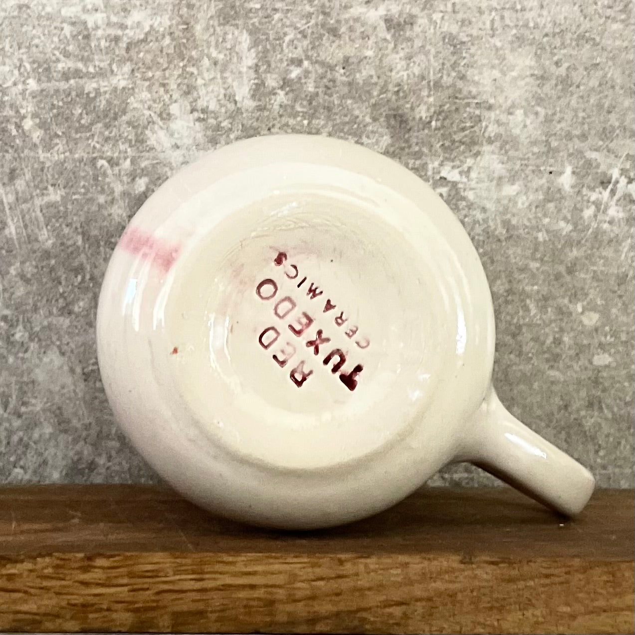 Big irregularly pink mug KELKIS BUČKIS