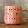 Red inspirational mug