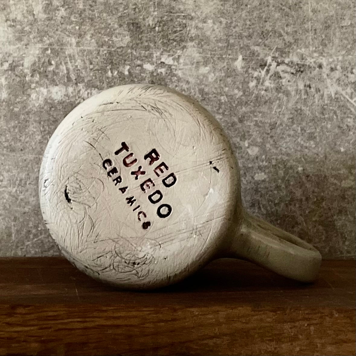 Ceramic mug OFFLINE with cat