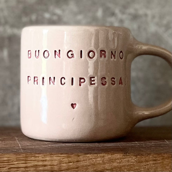 Rankų darbo keramikinis puodelis kavai